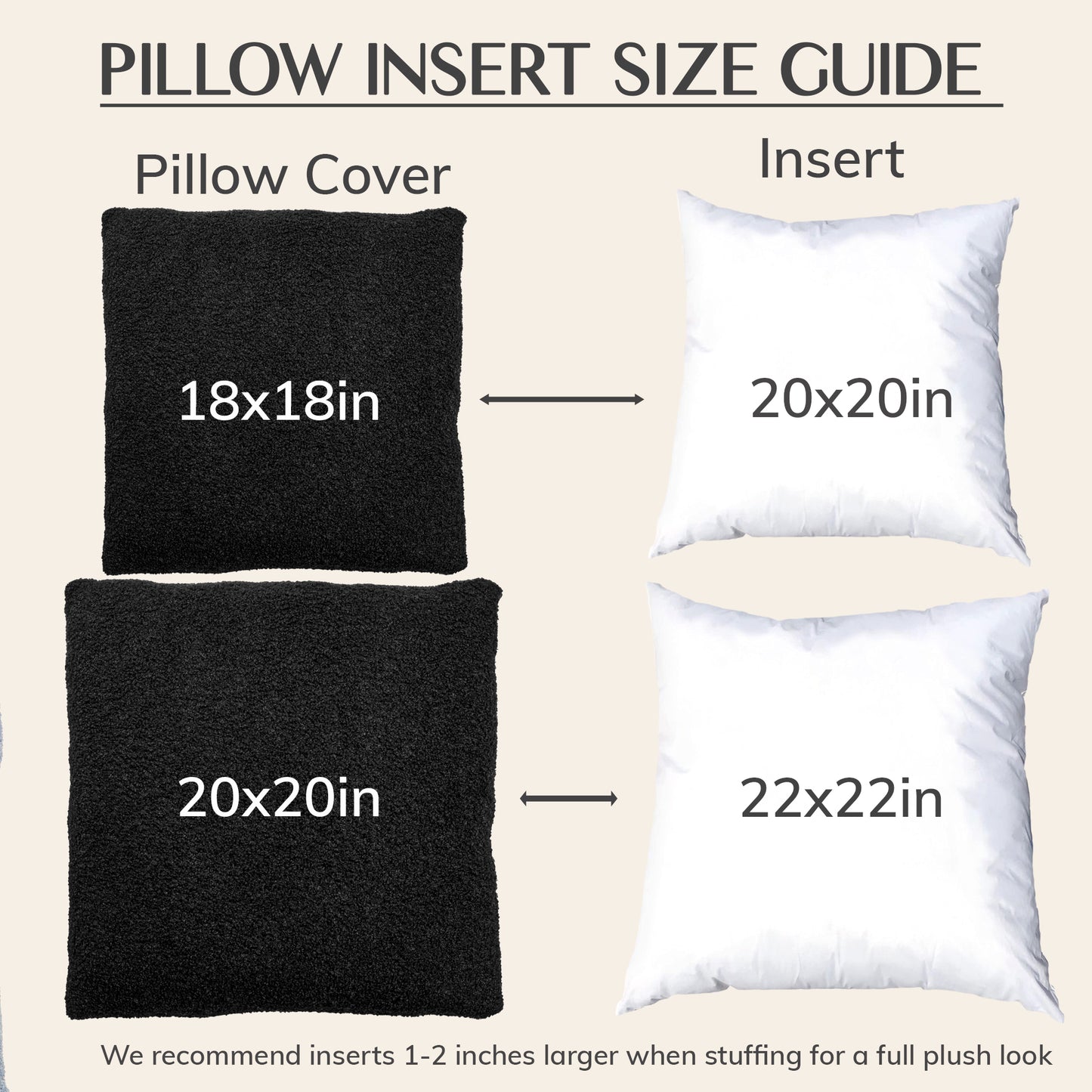 Charcoal Teddy Boucle Throw Pillow Covers, size 20x20", 2-Pack